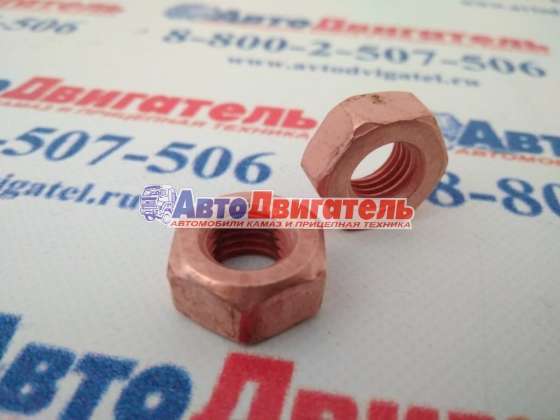 Гайка м10*1,25 1/21647/27 вып.коллектора омедненная белебей автонормаль