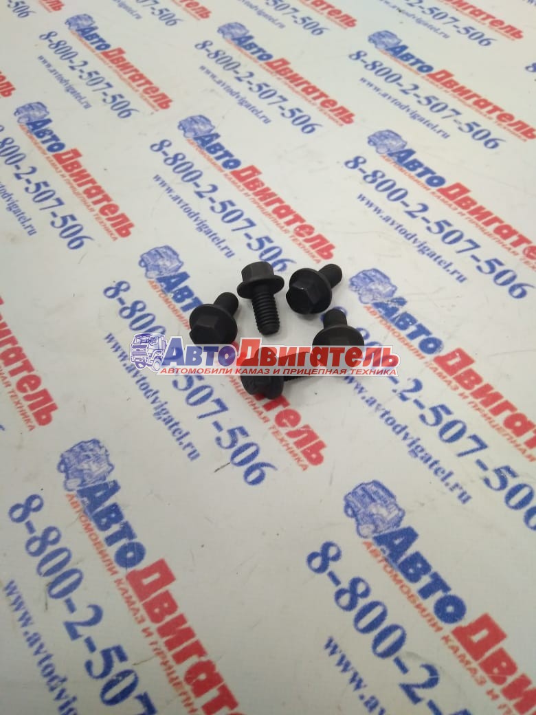 Болт M8x1.25x16 3900629 воздуш. компрессор, картер маховика КАМАЗ Cummins ISBe