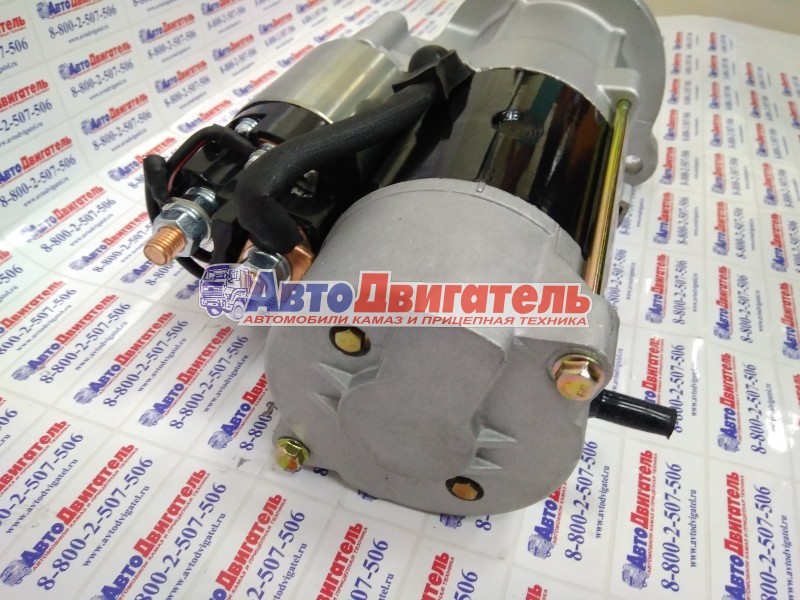 Стартер 24v 7.5kw 12зуб. 5256984 3415538 3415537 открытый Cummins 6ct l325 l360 wai